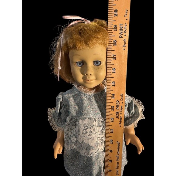 Vintage Chatty Cathy Doll Blonde Short Hair 1960 Non Talking by Mattel 19.5” - Picture 2 of 11